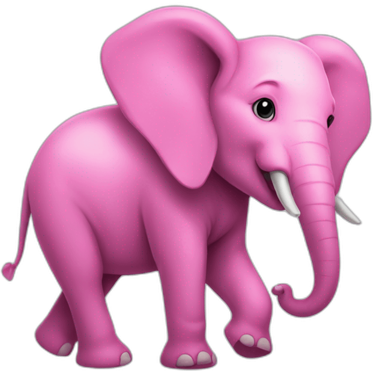 pink smoky elephant emoji