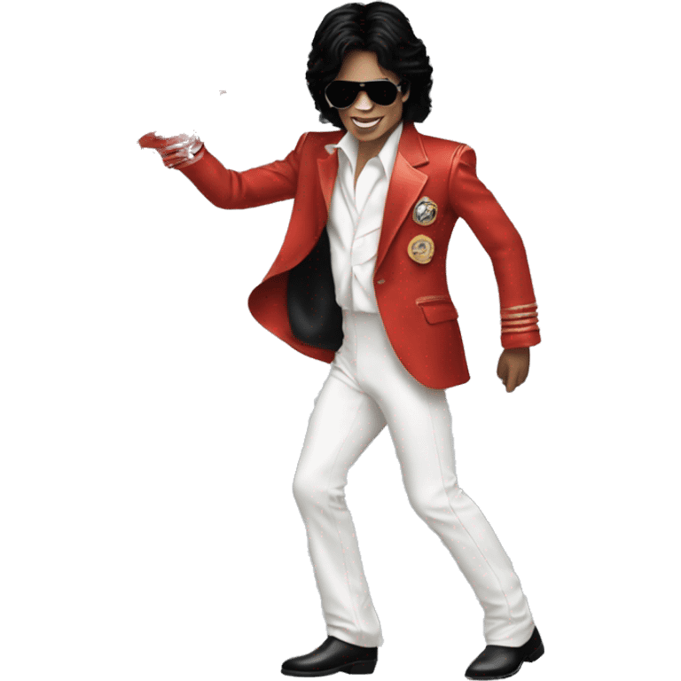 Michael Jackson doing the moon walk  emoji