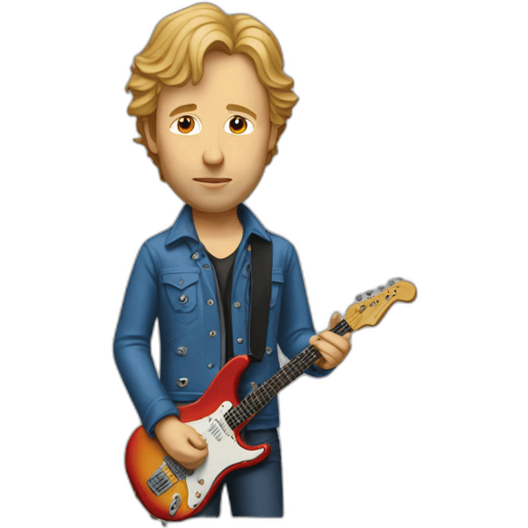 Mark Knopfler young emoji