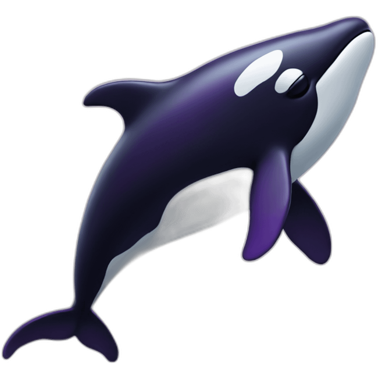 purple orca emoji