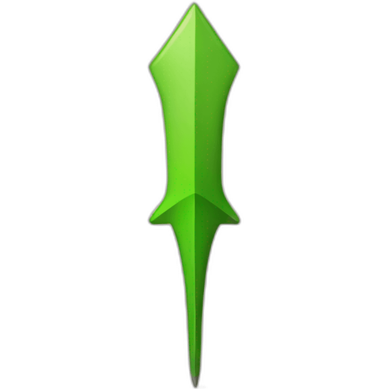 growing arrow emoji