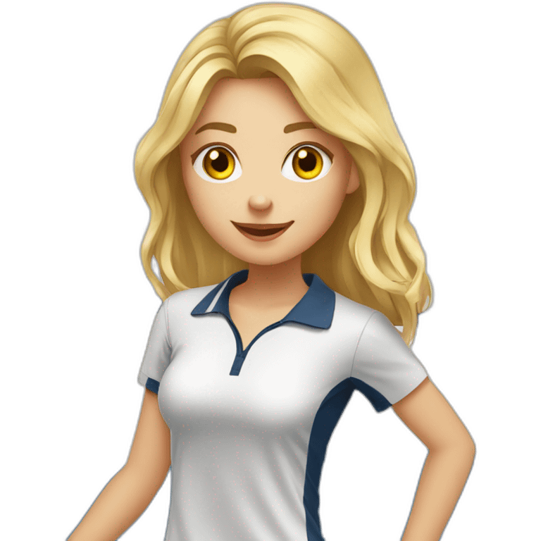 table-tennis-player-blondy-girl emoji