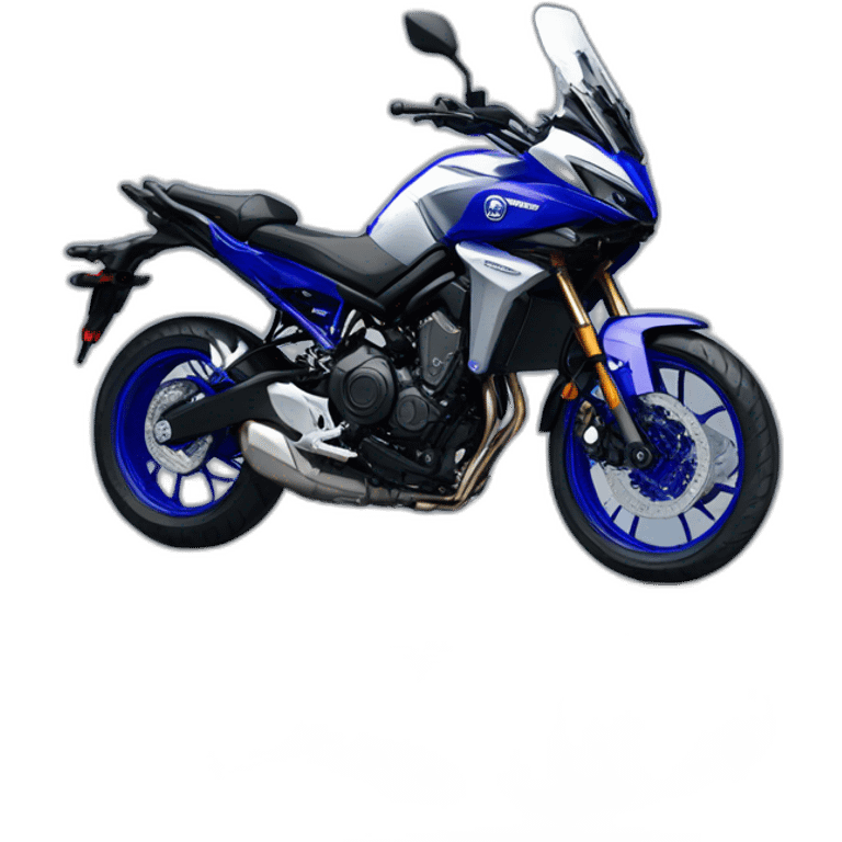 Yamaha tracer 7 icon performance blue and silver emoji