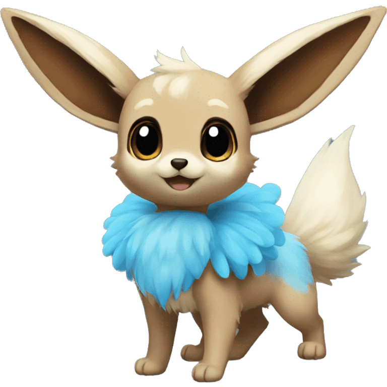 Blue fly eevee emoji