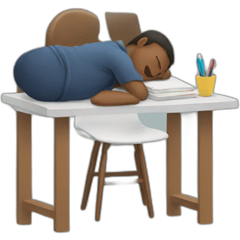 sleeping at desk emoji