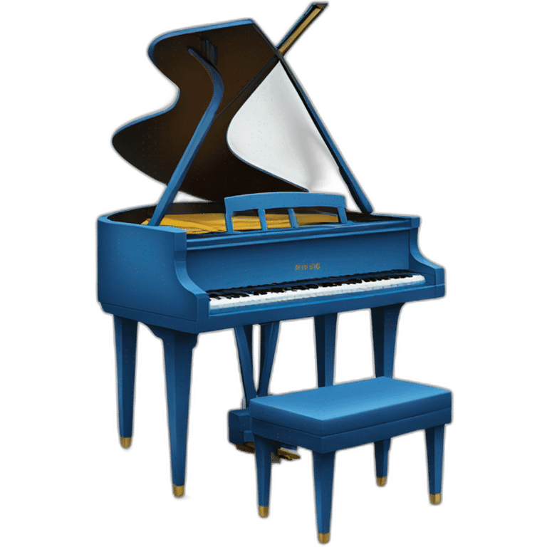 blue rhodes piano emoji