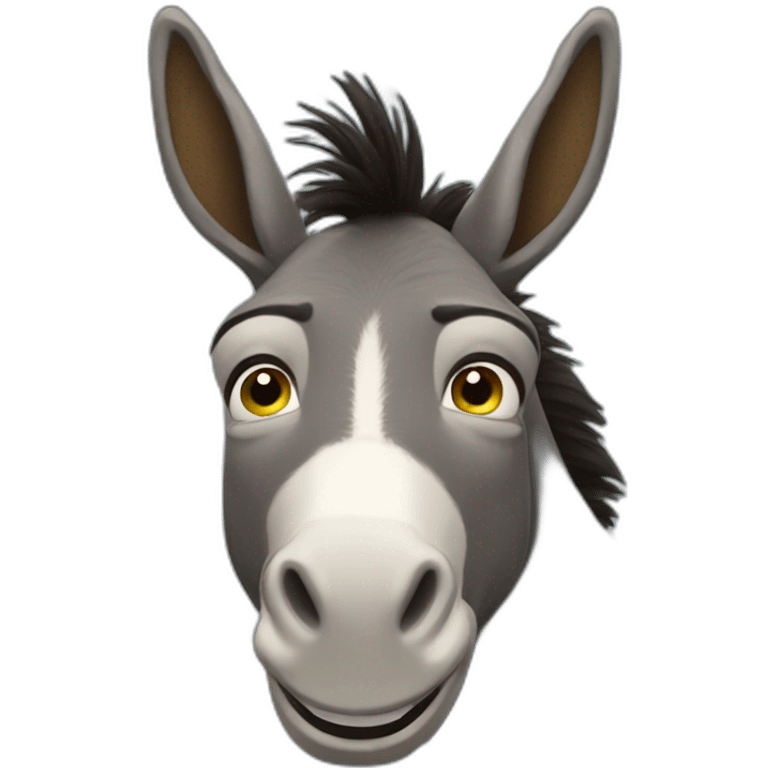 Donkey from shrek emoji