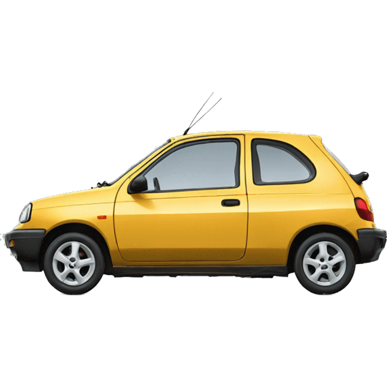 nissan micra 1993 redº emoji