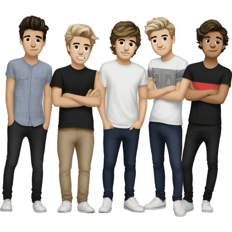 One direction boyband emoji