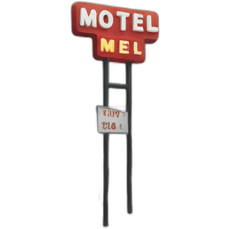 Motel sign emoji