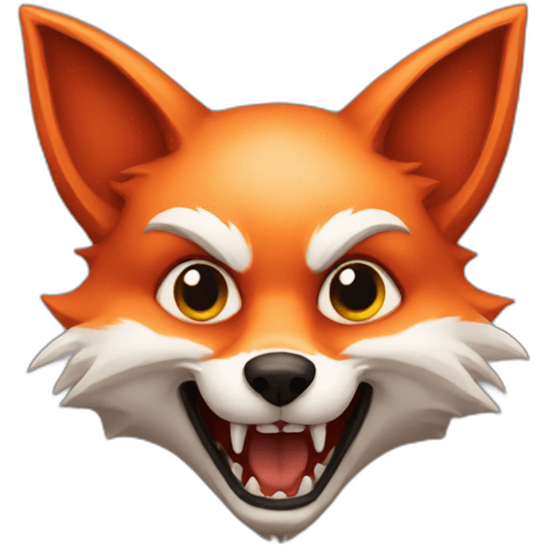 Satanic fox emoji