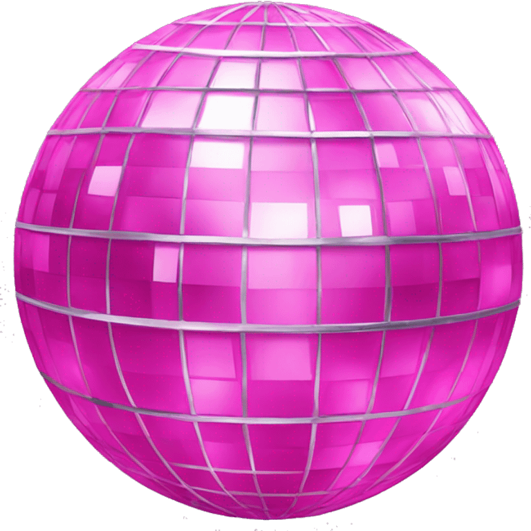 Pink disco ball emoji