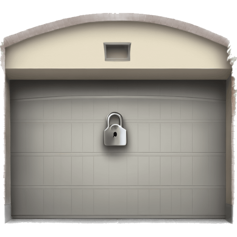 garage with a lock on top emoji