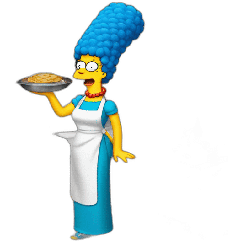 marge simpson cooking homer emoji