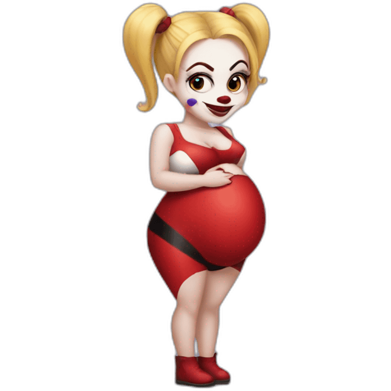 Harley quinn pregnant emoji