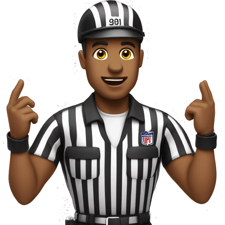 american football referee emoji