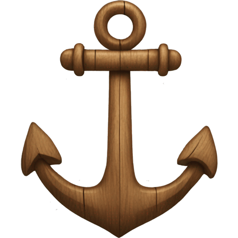 wooden anchor emoji