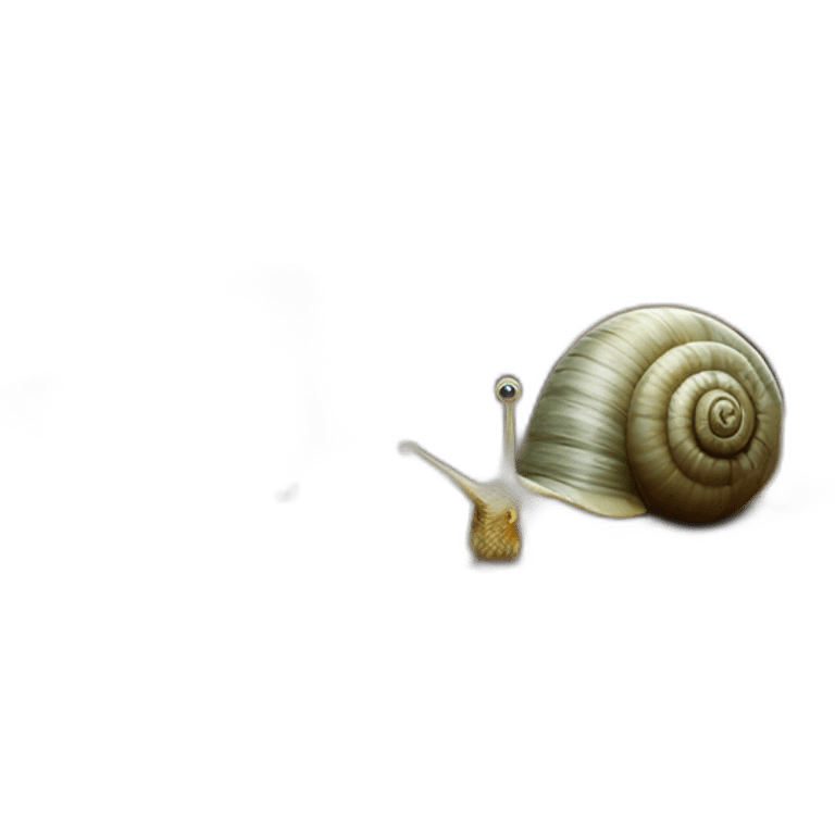 Snail house emoji