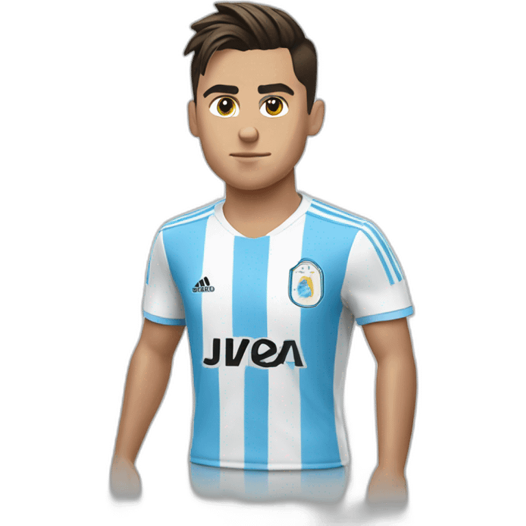 Dybala wearing marseille shirt emoji