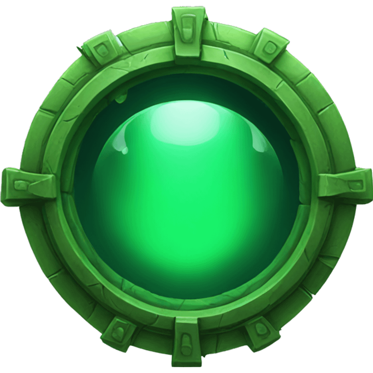 green portal emoji