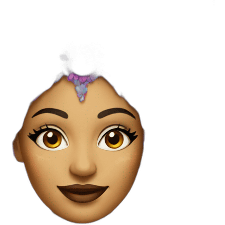 carnaval woman emoji