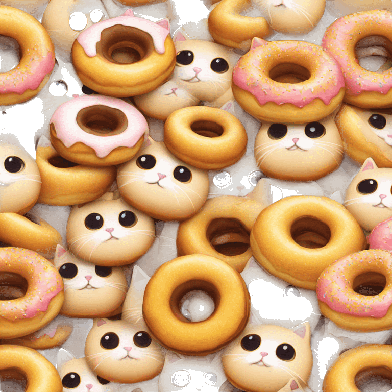 Donut cat emoji