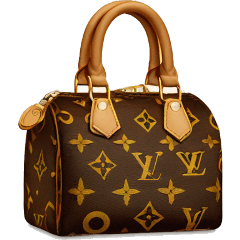 Louis Vuitton nano speedy emoji