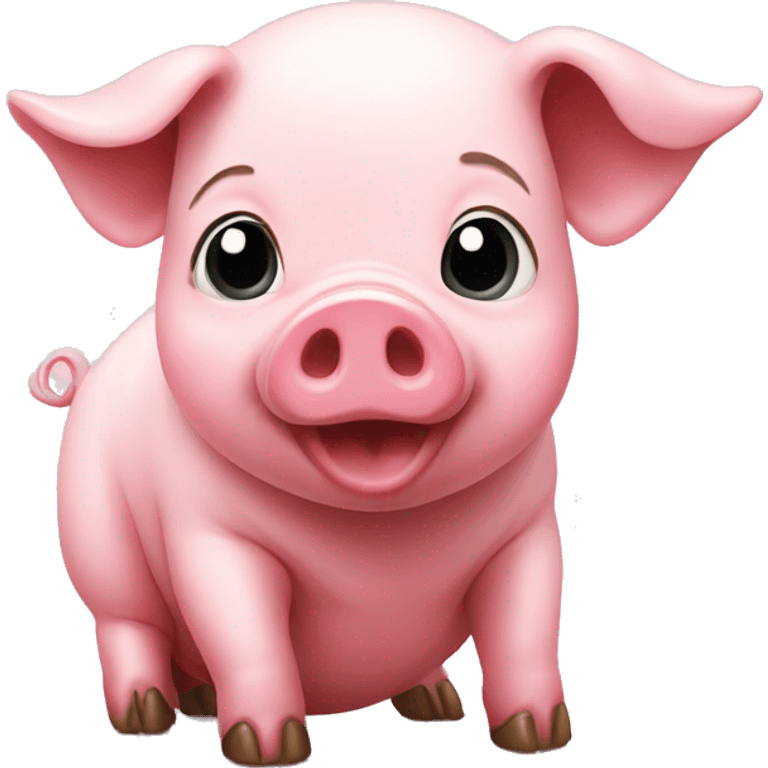 a pig have baby pig emoji