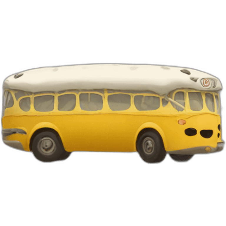 Cat bus from totoro emoji