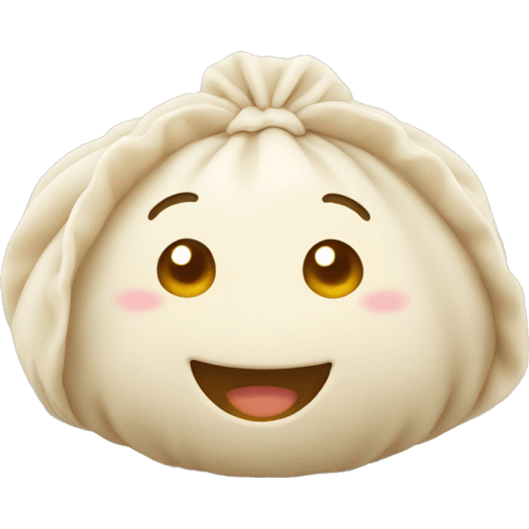 Smiling dumpling  emoji