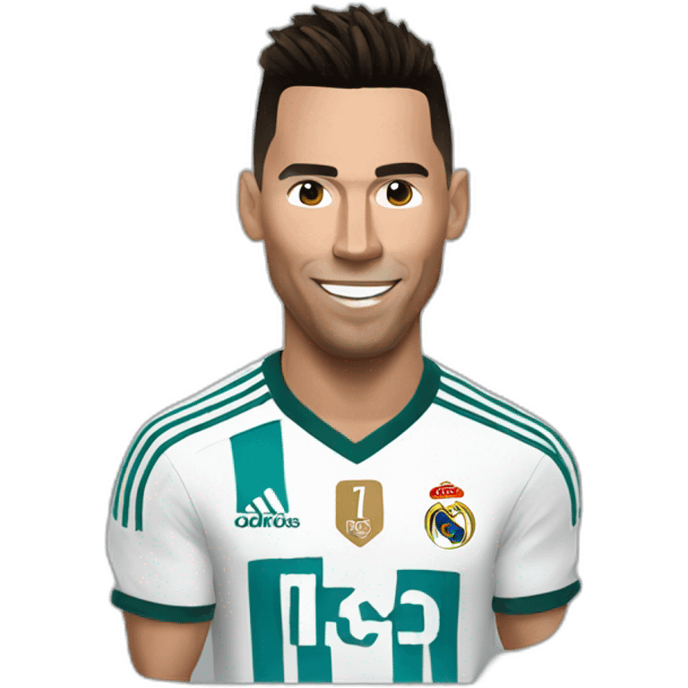 Ronaldo sur messi emoji