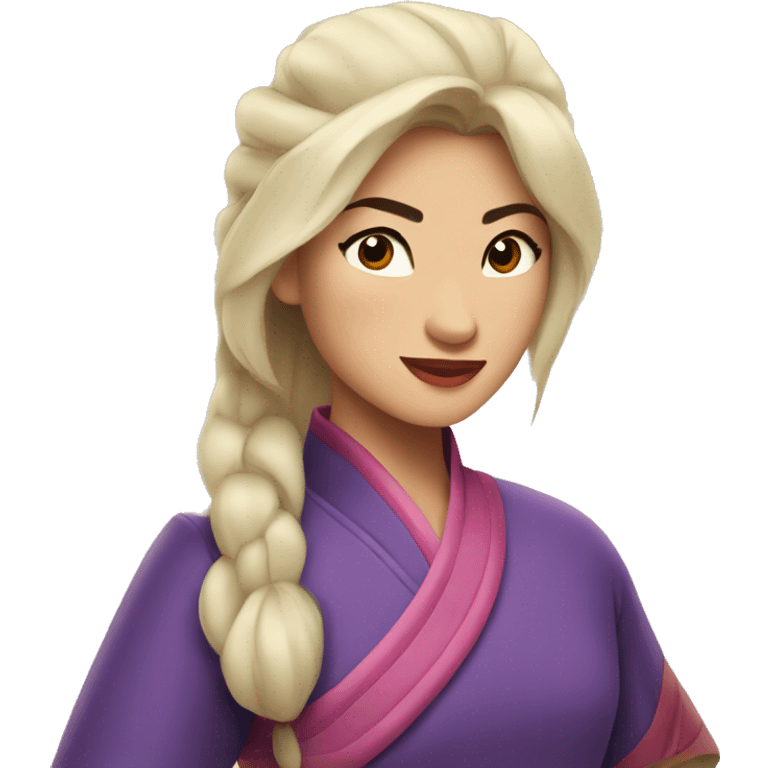 Mulan from Disney emoji