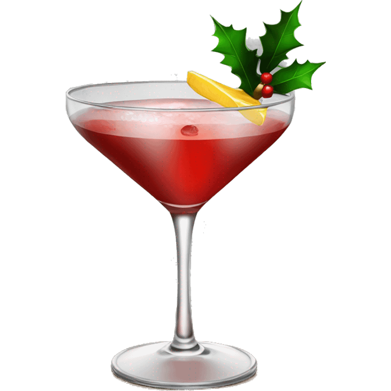 Christmas cocktail  emoji