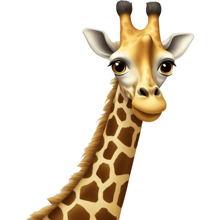 Giraffe mit Zylinder emoji