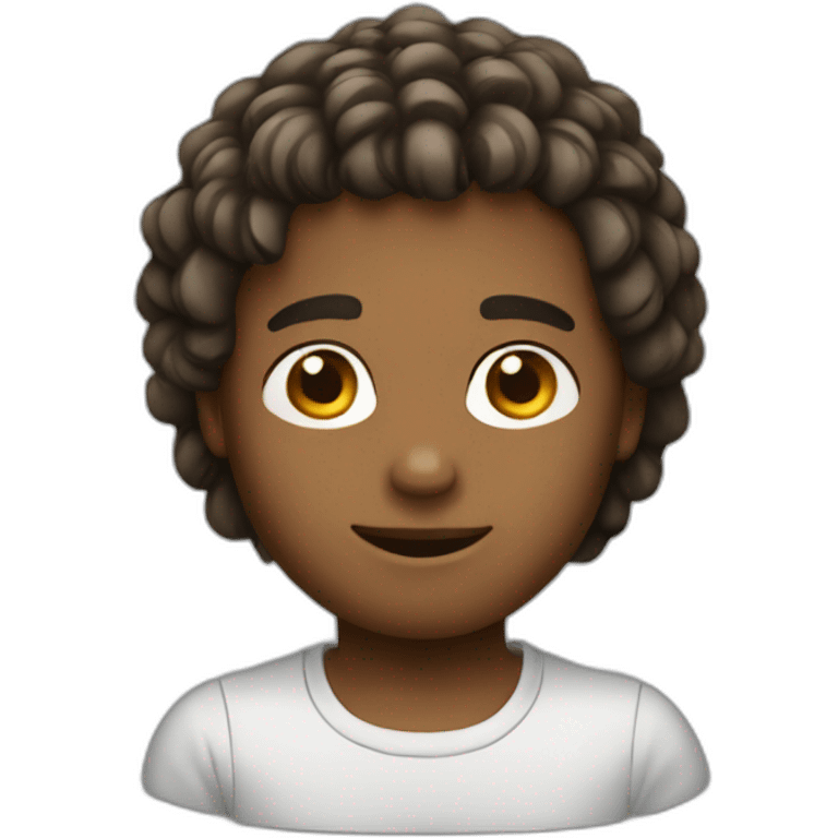 garçon avec tresses emoji