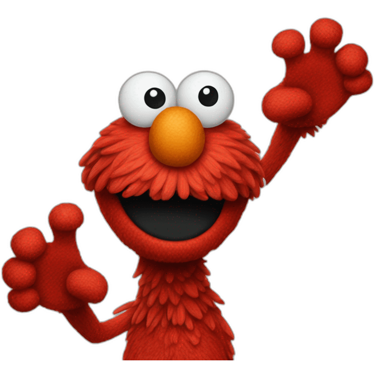 elmo thumb gesture emoji