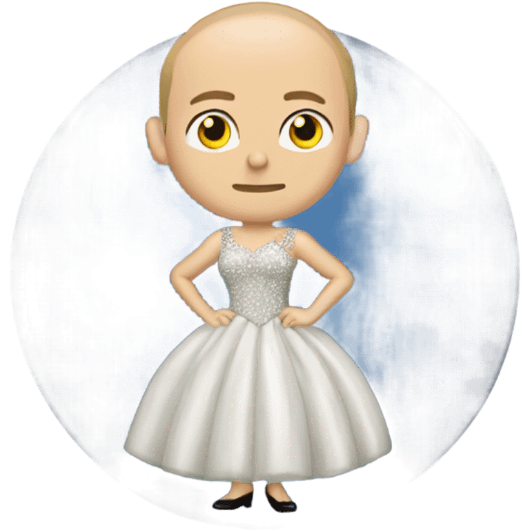 Putin in a ball gown  emoji