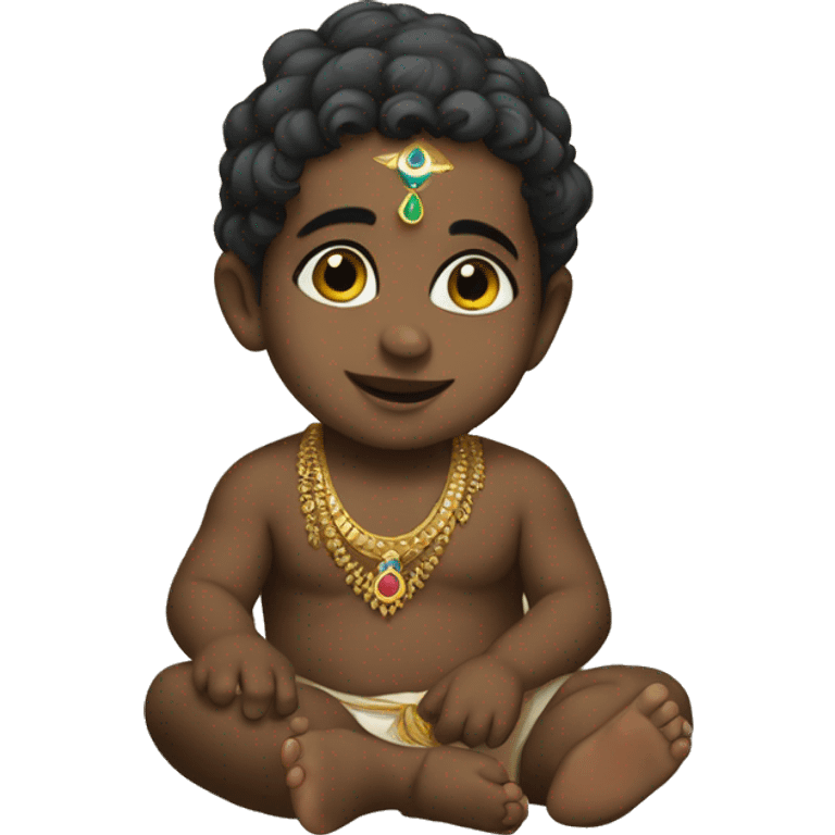 Baby Krishna emoji