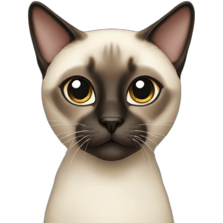 Siamese cat emoji