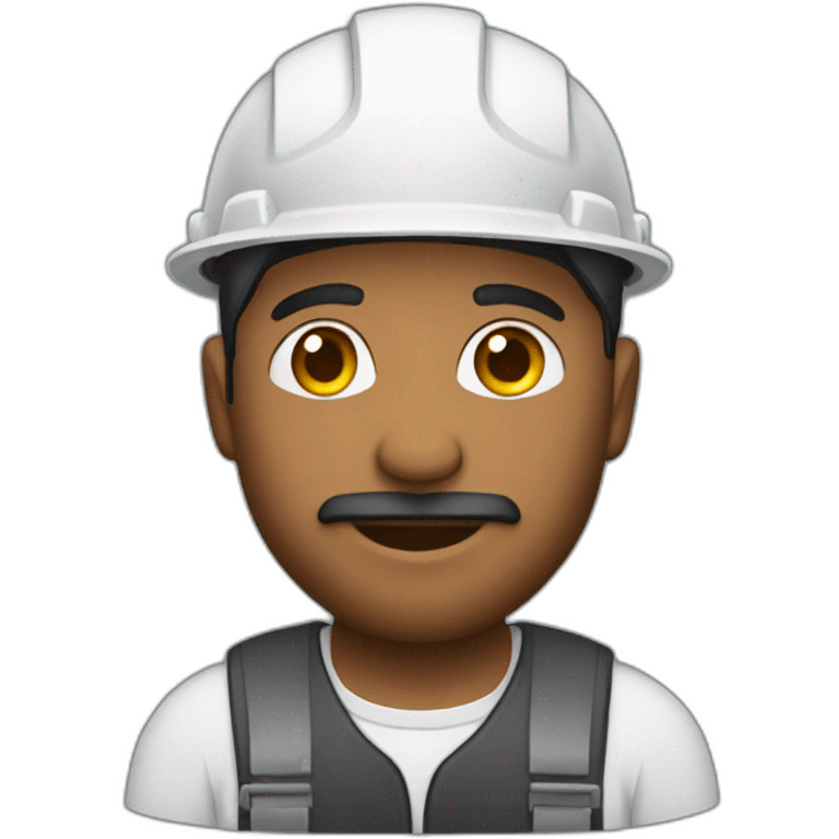 Guyanese male engineer with short beard emoji