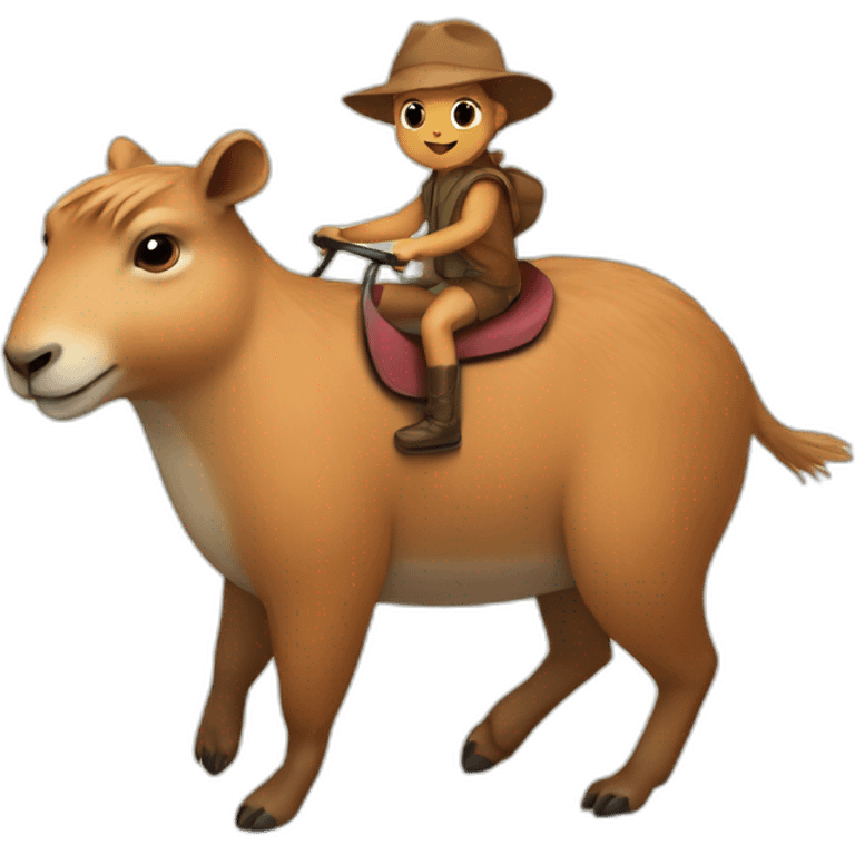 fawn riding capybara emoji