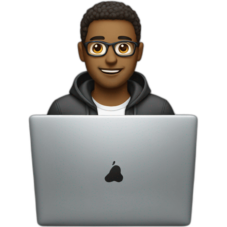 Guy Laptop emoji