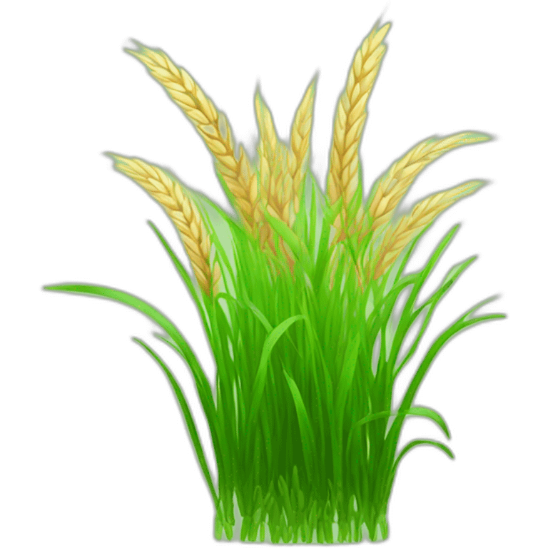 patch of wheat grass emoji