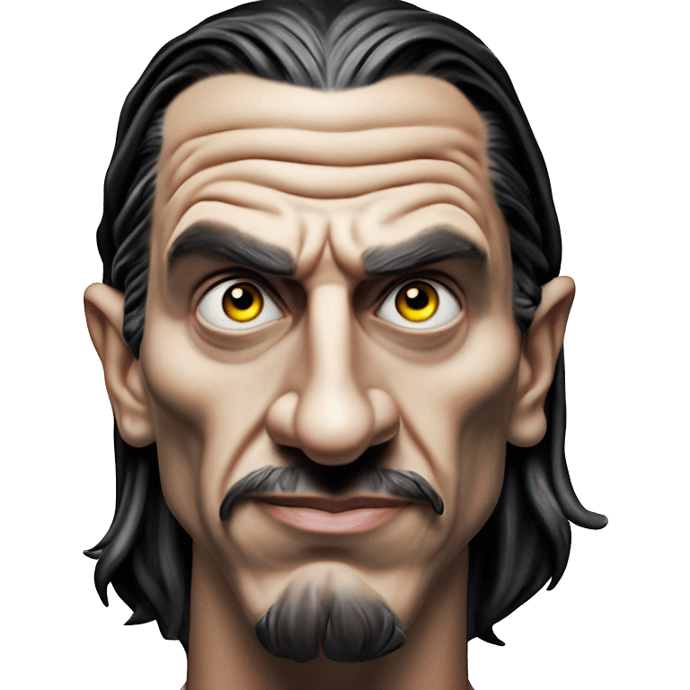 Warcraft award winning Zlatan in Uncle Scrooge style, oil paint, mysterious eyes, intricate lips, masterpiece pose, odd perspective, beautiful, desirable, logical emoji