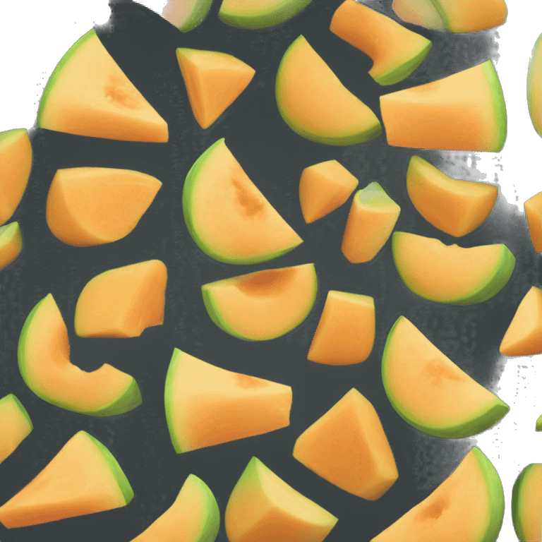 slice of cantaloupe emoji