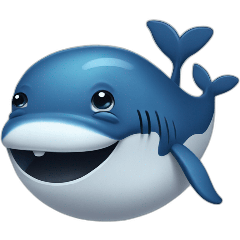 sad crying cartoon whale emoji