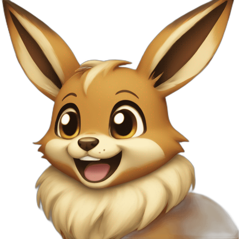 Eevee laughing  emoji