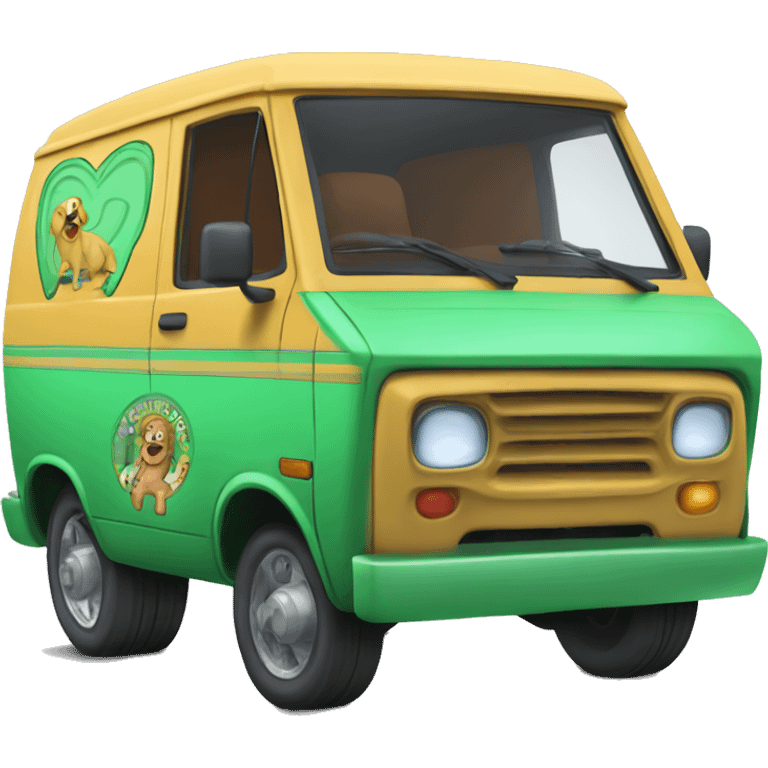 Scooby and the meddling kids van emoji