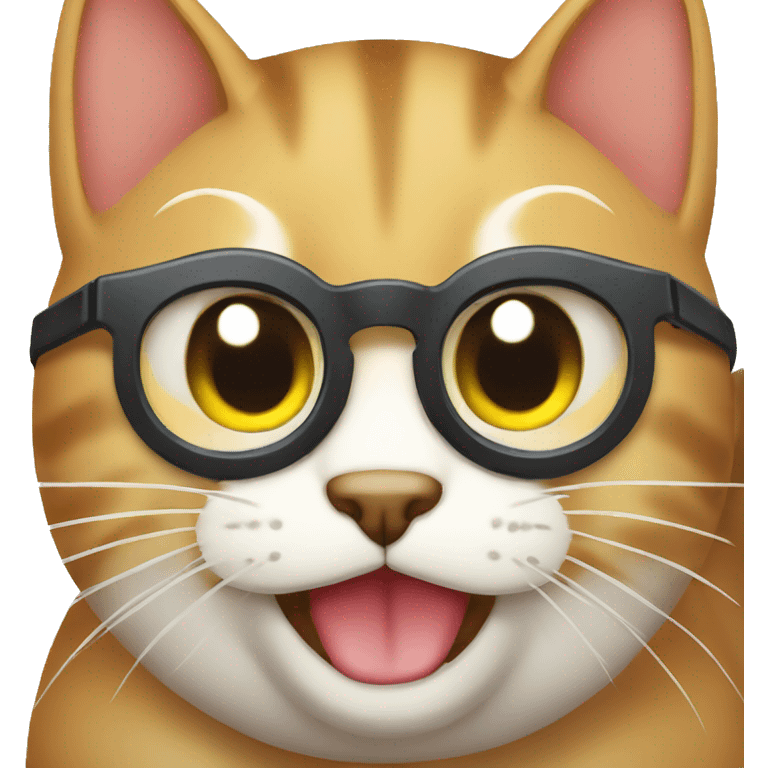 Gato segurando peso emoji