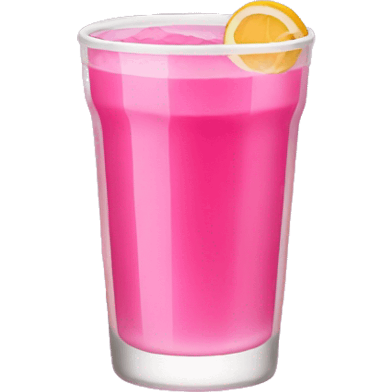 Pink drink emoji